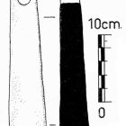 Plomb de sonde (relevé Ch. Lagrand d'après Benoit 1961, p. 177)