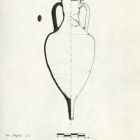 Dessin d'une amphore gréco-italique (dessin J.-J. Martin, d'après Liou 1982, fig. 16)