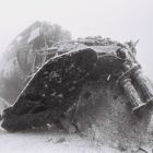 Vue de l'arrière du sous-marin abimé par la charge explosive qui a servi à le couler, (Cliché P. Strazerra, © P. Strazzera)