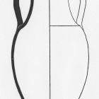 Cruche en céramique commune (dessin C. Lagrand, d'après Tailliez 1961, fig. 12, p. 190 © C. Lagrand)