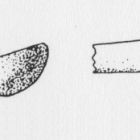 Cuillère en bronze (dessin C. Lagrand, d'après Tailliez 1961, fig. 10, p. 188 © C. Lagrand)