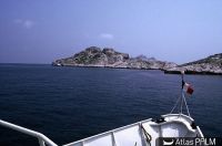 L'Archéonaute, sur le site devant l'île Jarre en 1988 (Cliché Ph. Foliot, CCJ-CNRS © CCJ-CNRS)