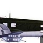 Dessin du profil d'un Heinkel 111 H16 (source www.avionlegendaire.net)