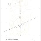 Plan topographique du site (©Lionel Faddin - École Française d’Athènes)