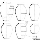 Grandes jarres (alfabias) à cordons digités (dessins J.-P. Joncheray, d'après Joncheray 2007, p. 156, pl. VI © J.-P. Joncheray)