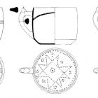 Pots à filtre ajouré (dessins J.-P. Joncheray, d'après Joncheray 2007, p. 167, pl. X © J.-P. Joncheray)