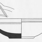 Coupe en céramique commune (dessin C. Lagrand, d'après Tailliez 1961, fig. 12, p. 190 © C. Lagrand)