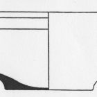 Coupe en céramique commune (dessin C. Lagrand, d'après Tailliez 1961, fig. 12, p. 190 © C. Lagrand)