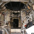 Vue de l'intérieur d'un Heinkell 111 H20, restauré et exposé au Royal Air Force Museum (© Domaine Public)