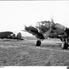 Heinkel 111, variante H de la Rumänische Luftwaffe, armée de l'air de Roumanie en 1942 (Cliché Grosse, source Bundesarchiv, Bild 101I-622-2960-35A © Grosse)